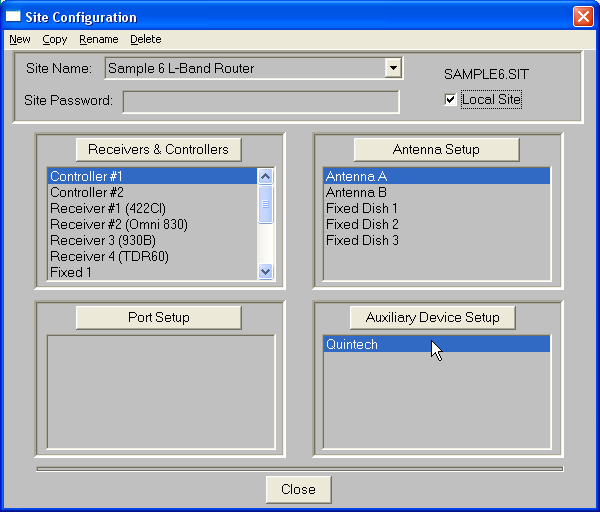 Receiver L-Band Configuration