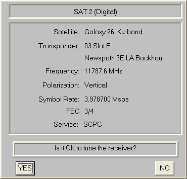 Confirming a digital channel change