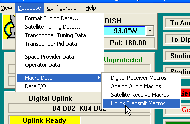 Goto Transmit Macro Editor