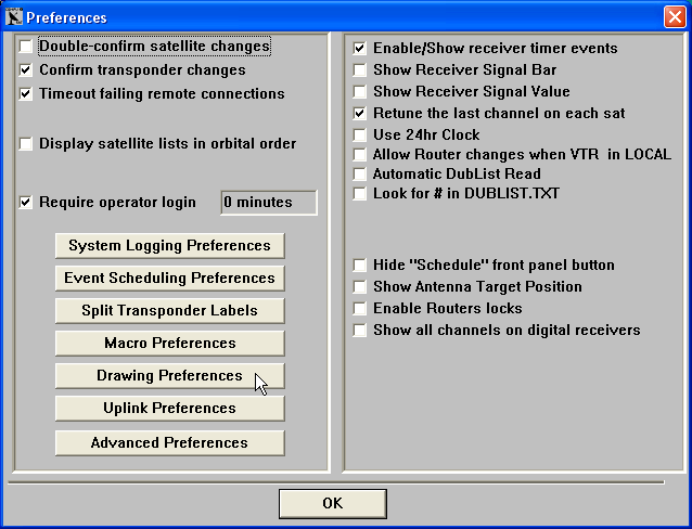 Preferences Dialog